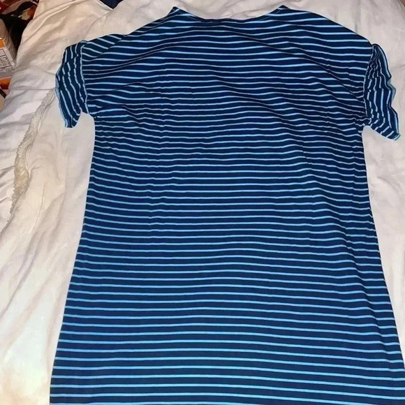 Lands End striped shirt dress with cap‎ sleeves size Small - Picture 3 of 6